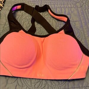VSX Black and Pink Sports Bra